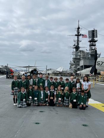 4th Grade Visits USS Midway