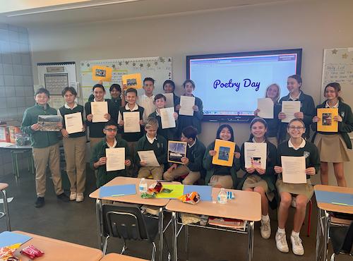 Poetry Day in Junior High!