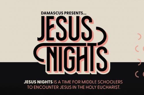 JOIN US FOR JESUS NIGHT